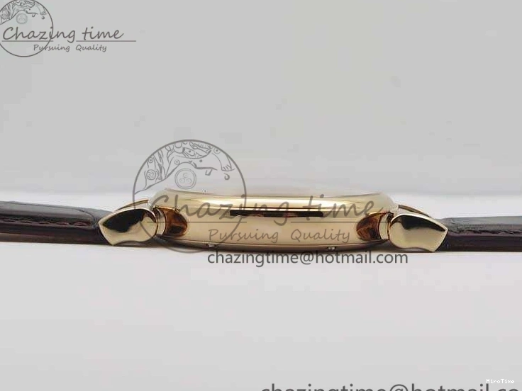 MIROTIME 1221 Neat Da Vinci IW356601 RG MKF 1:1 Best Edition White Dial On Brown Leather Strap A 7230